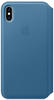 iPhone Xs Max Leder Folio – Cape Cod Blau Handyhülle