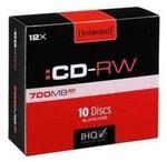 CD-RW, 700 MB, 12x, 10er Pack Slimcase CD-Rohlinge