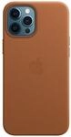 iPhone 12 Pro Max Leder Case mit MagSafe - Sattelbraun Handyh&uuml;lle