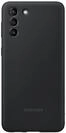 EF-PG996 Silicone Cover f&uuml;r Galaxy S21+, Black Handyh&uuml;lle