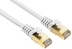 CAT-5e-Netzwerkkabel STP, vergoldet, geschirmt, Wei&szlig;, 1,50 m (00125264)