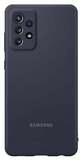 Silicone Cover EF-PA725 f&uuml;r das Galaxy A72, black Handyh&uuml;lle