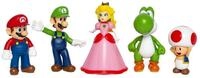 Super Mario Fig. 6,5cm 5er Set Spielfiguren-Set