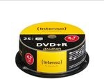 DVD+R 4,7GB, 16X, 25er Spindel DVD-Rohlinge
