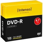 DVD-R 4.7 GB, 16x, 10er Pack Slimcase DVD-Rohlinge