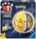 Puzzle Nachtlicht Pok&eacute;mon - 3D/72Teile