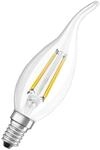 "LED-Lampe ""Retrofit Classic B"", Kerzen Windsto&szlig;, 4W, E14, Warmwei&szlig;, klar