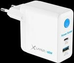 65W Power Saver Duales Ladeger&auml;t mit Strom-Stopp-Funktion, wei&szlig;