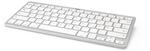 "Bluetooth&reg;-Tastatur ""KEY4ALL X510"", Silber/Wei&szlig;, QWERTZ (00125135)"
