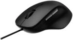 "Kabelgebundene ergonomische optische Maus ""N500"", Schwarz (00220691)"