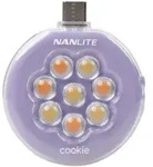 NANLITE cookie Mini-Smartphone-Leuchte rund lavendel