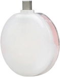 NANLITE cookie Mini-Smartphone-Leuchte rund coral pink