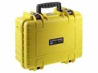 B&W Case Type 4000 SI gelb mit Schaumstoffeinsatz
