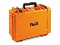 B&W Case Type 5000 SI orange mit Schaumstoffeinsatz