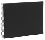 Goldbuch Spiralalbum Schwarz 25 997 schwarze Seiten 34x30cm