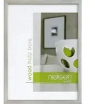 Nielsen Holzrahmen 6532007 Quadrum 13x18cm silber