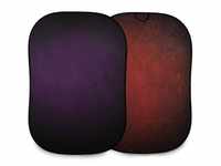 Manfrotto LB5722 Vintage faltbar 1,5x2,1m Aubergine/Crimson