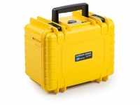 B&W Case Type 2000 RPD gelb mit Facheinteilung