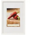 Walther Holzrahmen BP050V Peppers 40x50 polarweiss| Preis nach Code SOMMER