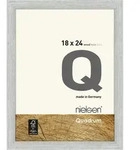Nielsen Holzrahmen 6534007 Quadrum 18x24cm silber