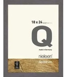 Nielsen Holzrahmen 6534014 Quadrum 18x24cm grau