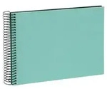 Goldbuch Spiralalbum 20907 Bella Vista aqua schwarze Seiten