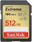 SanDisk SDXC Extreme 512GB 180MB/s V30 UHS-I SanDisk SDXC Extreme 512GB 180MB/s V30 UHS-I