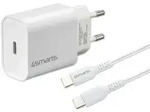 4smarts VoltPlug PD 20W Netzladeger&auml;t + USB-C auf USB-C Kabel