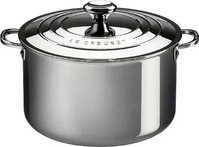 Le Creuset 96600618000000, Le Creuset Fleischtopf 3-Ply PLUS Edelstahl 18cm