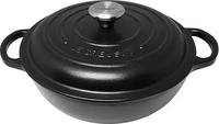 Le Creuset 21109220000430, Le Creuset Stew Pot Signature Gusseisen Br&auml;ter Schwarz