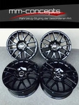 WHEELWORLD-2DRV WH26 black glossy painted 8.0Jx18 5x114 ET45