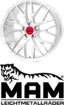 MAM WHEELS MAM RS4 black painted 8.5Jx20 5x108 ET45