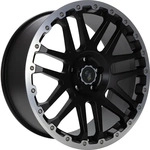 ETABETA COMBAT CV Black matt lip + cap polished 8.0Jx17 5x108 ET45