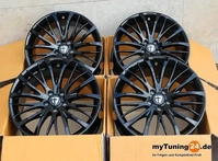 TOMASON TN7 black painted 8.5Jx19 5x112 ET30