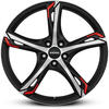 RONAL RONAL R62 RED jetblack 7.5Jx17 5x112 ET45