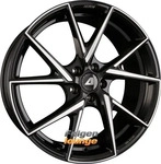 ALUTEC ADX.01 4-LOCH diamantschwarz frontpoliert 7.5Jx18 4x108 ET45