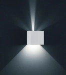 Helestra A28442.07, Helestra Siri Wandleuchte LED, wei&szlig; matt - w&uuml;rfel - 15 cm ,