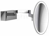 Decor Walther Vision R Wandkosmetikspiegel LED, chrom glänzend - Vergrößerung