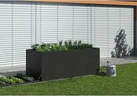 KGT Aluminium-Hochbeet 210 ANTHRAZIT 77 x 205 x 91 cm