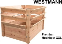 WESTMANN Premium Hochbeet L&auml;rche 91x124x73 cm natur
