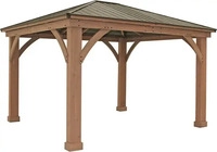 WESTMANN Holzpavillon DEVON 366x427 cm natur "12x14"