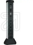 Steckdosens&auml;ule mit 4 Steckdosen IP44