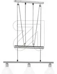 Zug-Pendelleuchte 3flg 3xE14/40W 3751031-07