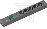 CONNECT LINE Steckdosenleiste schwarz 420.0022 5xSchuko