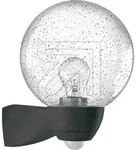 Wandleuchte Monza IP44 mit Bewegungsmelder 130&deg; schwarz