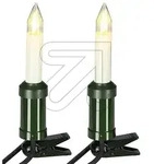 Hellum Au&szlig;enkette mit LED-Schaftkerzen 12V/0,5W 20 LEDs