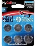 HyCell Lithium-Knopfzellen CR 2032 1516-0026 6er Pack