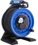 HEDI Vollkunststoff-Kabeltrommel H07RN-F 3G1,5 schwarz 40m,