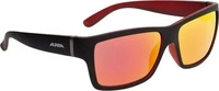 Sonnenbrille Alpina Kacey Black Matt Red/Red Mirror Gr&ouml;&szlig;e : 70