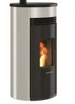 Oranier | Pelletofen | Sando 60 | 8 kW | Stahl Schwarz, Taupe